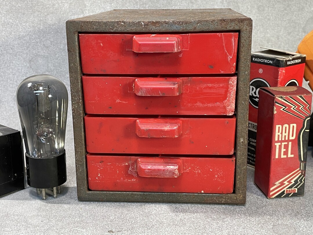 Vintage Dunlap Small Parts / Metal Case / Plastic Drawers Etsy