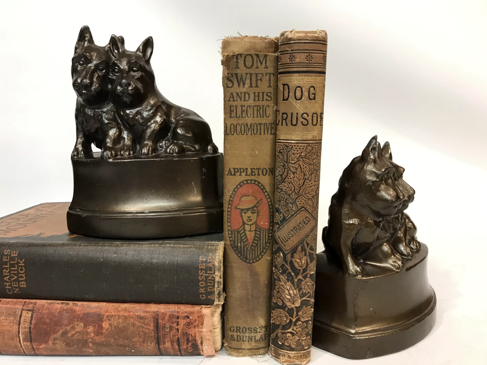 Vintage Nuart Creations Scottie Bookends Etsy