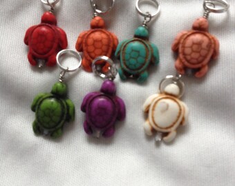 Turtle Stitch Markers - Set of 7