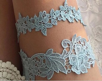 lace garter set