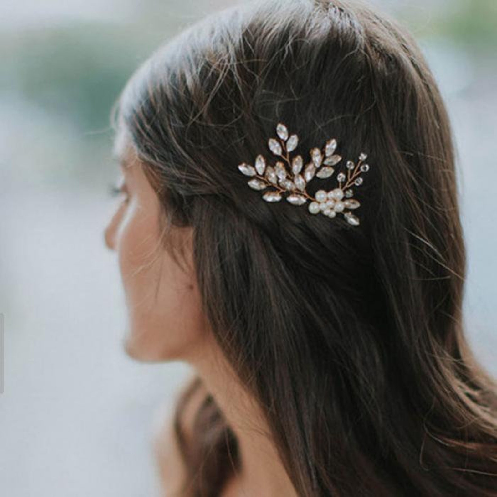 Set of 3 Hairpins Bridal Hair Pins Comb Wreath Pin Etsy Australia