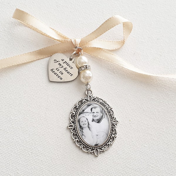 Wedding Bouquet Photo Memory Charm Locket Bridal Party Gift Keepsake Momento - Photo Pendant | Bridal Charm | Bride | Weddings Pendants