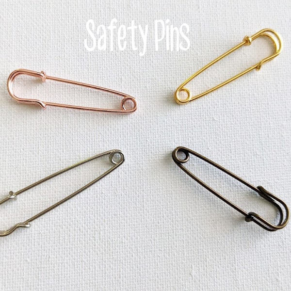 Add on for Bouquet Charms and other items from our store only - Safety Bouquet Pins in Rose Gold, Gold, Silver or Bronze | Pins | Brooch