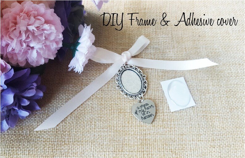 Diy Bouquet Memory Frame Charm Photo Bride Wedding Bridal Image 0