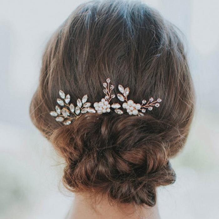 Set of 3 Hairpins Bridal Hair Pins Comb Wreath Pin Etsy Australia