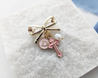 Personalised Religious| Christening Gifts | Baby Gift Cross Personalized Gold Pin |Baby Brooch | Baptism Pins| Jewelry Brooch Cross Gifts