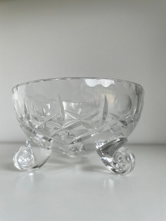 Home & Living Dining & Serving Kitchen & Dining sugar bowl vintage footed cut genuine crystal