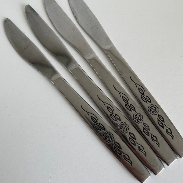 Korea Flatware Stainless Rose - Etsy