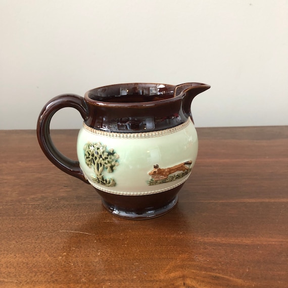 Rare 1930's Bourne Denby Derby Milk Pitcher / Creamer Etsy