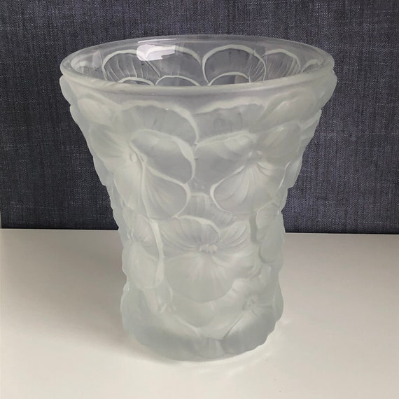 チェコのアールデコ調 Josef Inwald Glassworks の Barolac フロスト