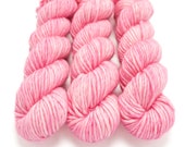 Super Bulky Yarn Merino Nylon, Hand Dyed Yarn, Semi Solid, Single Ply, Superwash Hand Dyed, Maizy Super Bulky - Tutu