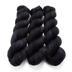 Sport Weight Yarn, Hand Dyed, Tonal Yarn, Semi Solid, Superwash Merino, 100 g 325 yds, Super Squishy Sport Superwash- Lights Out