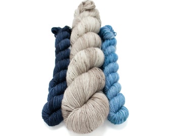 The Sheepyshire Ah Mini Skein Yarn Kit - Knit Knot & Natter
