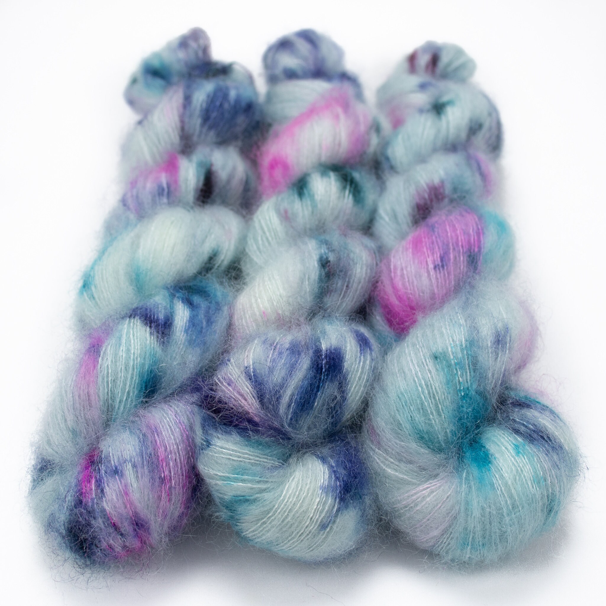 【WONDER WONDER】[UNISEX Wool 20] Gradation Stripe Mohair KT Ravelry: Loops & Threads Striped Wonder Wool