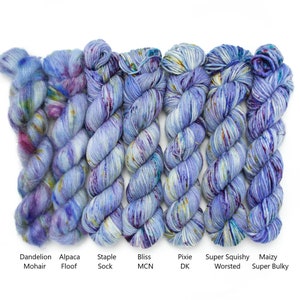 Star Baker - Choose your base - Sock, Worsted, MCN, Alpaca, Super Bulky, Sport, Mohair, Singles, Sparkle Sock