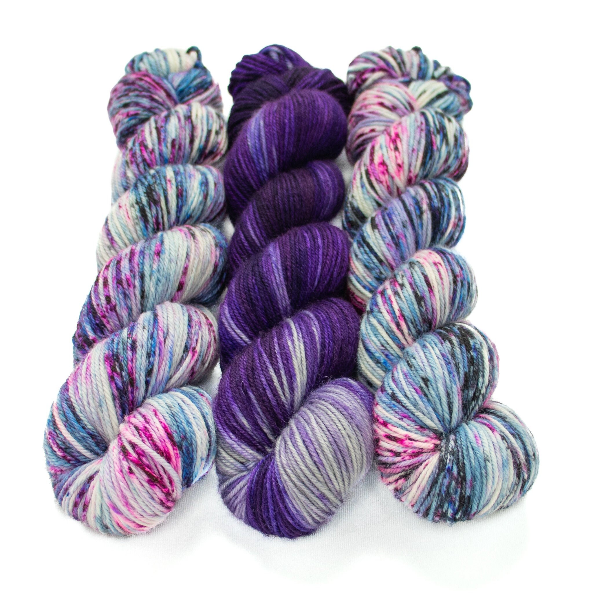 DK Weight Yarn Kit 3 100g Skeins with Optional Shawl Etsy