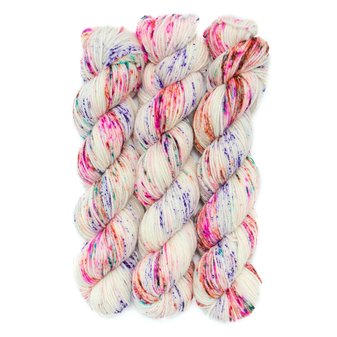 Worsted Weight Yarn Hand Dyed Speckled Yarn Superwash Etsy UK