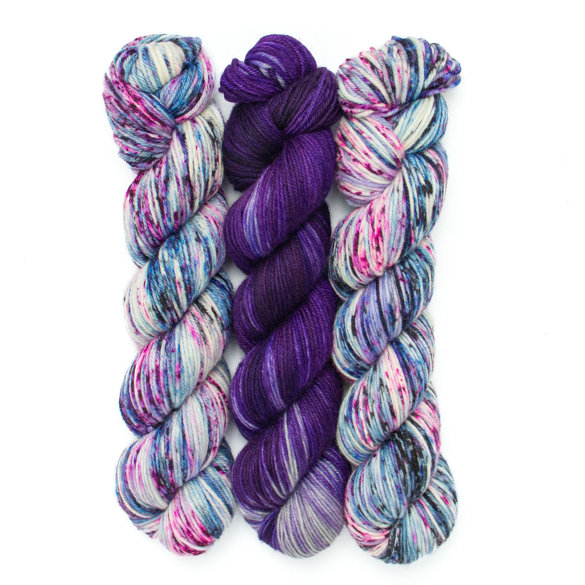 DK Weight Yarn Kit 3 100g Skeins with Optional Shawl Etsy