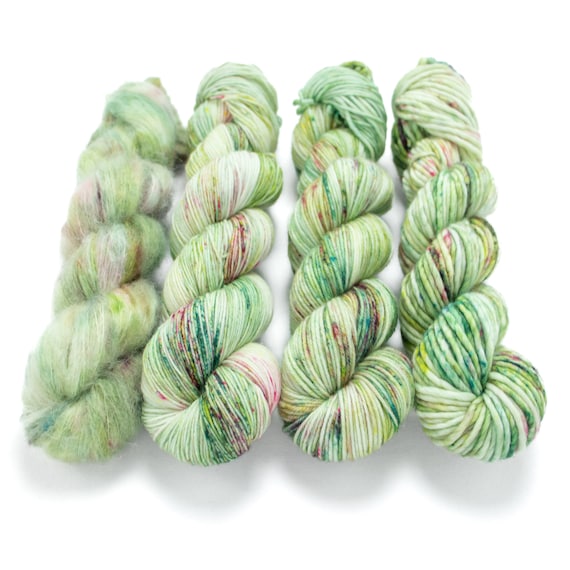 Emerald Isles, Indie Dyed Worsted Yarn, Suri Alpaca & Merino