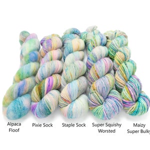 Sidewalk Chalk - Multiple Bases - Choose your base - Sock, Worsted, MCN, Alpaca, Super Bulky, Sport, Mohair, Sparkle Sock, Sparkle DK, Yarn