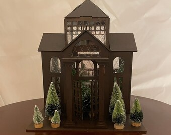 Gingerbread House Arborium Greenhouse