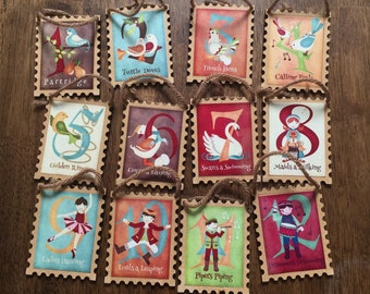 12 Days of Christmas Ornaments
