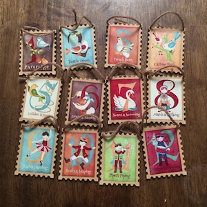 12 Days of Christmas Ornaments