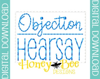 Funny Feltie Design, Funny Feltie File, Feltie File, Feltie Embroidery Design, Objection Feltie File
