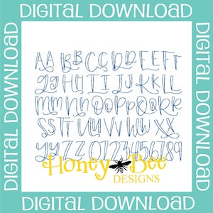 Fancy Embroidery Font, Machine Embroidery font, Triple Bean font, Lunch Time Embroidery Font, Small Embroidery Font, Fancy Embroidery Font