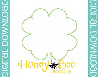 Shamrock Feltie Design, St Patrick's Day Embroidery Design, Shamrock Feltie File, St Patty's Day Feltie Design