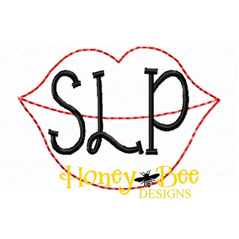 Speech Pathologist Feltie Design SLP Feltie Design Speech Language Pathologist Feltie Embroidery Design Pathologist Feltie Design