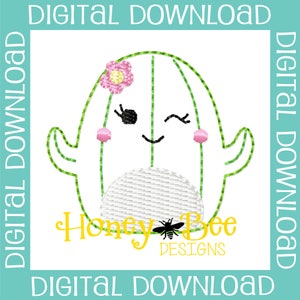 Cactus Squish Feltie File, Cactus Squish Feltie Design