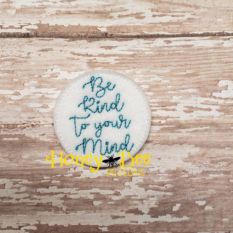 Mental Health Feltie Design Mental Health Feltie Embroidery Etsy
