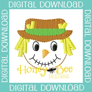 Scarecrow Feltie Design, Scarecrow Feltie Embroidery Design, Scarecrow Feltie File, Fall Feltie File