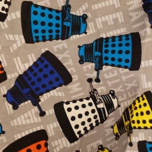 Colorful Dalek DW Christmas Stocking