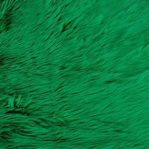 KELLY GREEN Shaggy Faux Fur, Plush Pile, 36&quot;x30&quot; Photo Prop Basket Filler Costumes Fur Trim Fabric Pillow Backdrop Craft –NonnaMiaCC Furs