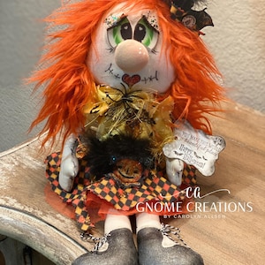 Mongolian ORANGE Faux Fur -Craft Supplies Gnome Beards, 5" x 1-1/2ft, 3" long pile - Doll and Craft Fur -   Gnome Fur -Faux Fur Precut -