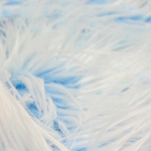 Mongolian FROSTED TURQUOISE Faux Fur Squares 3&quot; Long Pile  Fur  Gnome Beard Photo Prop Costume  Craft 4&quot;x4&quot;, 6&quot;x6&quot;, 10&quot;x10&quot; ,12&quot;x12&quot;,18&quot;x20&quot;