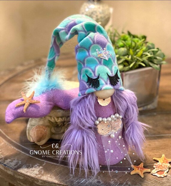 gnome pattern faux fur fabric for gnome beards