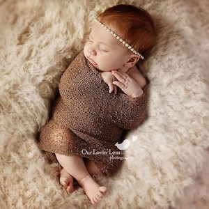 Flokati Faux Fur Latte Color 5ftx3ft Newborn Photo Prop,Faux Fur Fabric Photo Prop Blanket, Backdrop, Basket Filler, Newborn,Long Pile Fur