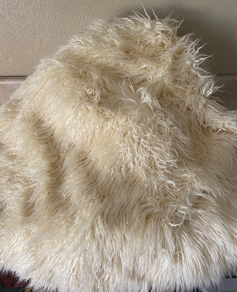 FLOKATI Faux Fur off White Cream 5ft X 3ft Newborn Photo - Etsy