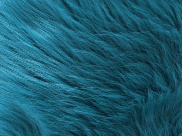 Teal fur top