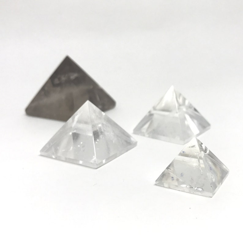 Clear Quartz Pyramid Quartz Crystal Pyramid Natural Quartz Etsy
