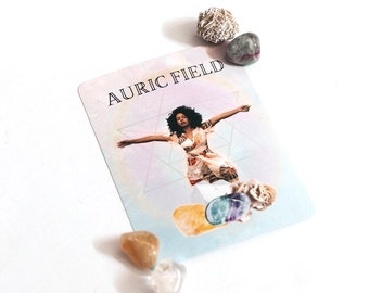 Aura Crystal Kit, Auric Field Gemstone Collection, Spiritual Tools for Expansion, Witch Crystals, Stones for Manifestation, Aura Cleansing