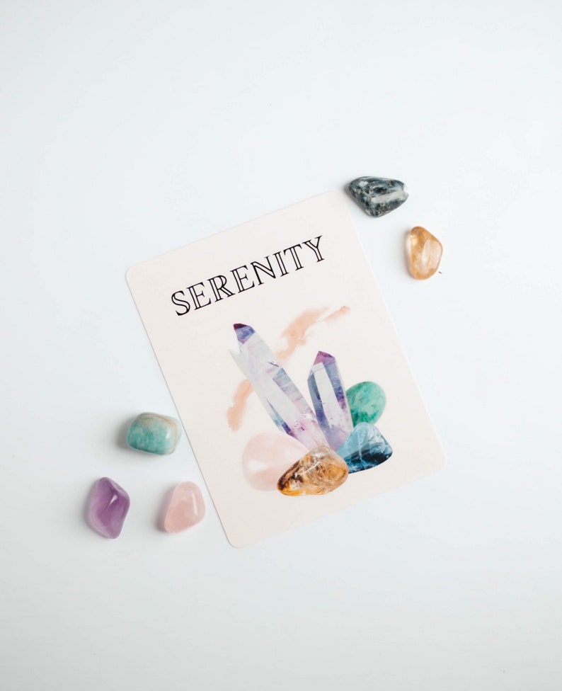 Serenity Crystal Kit AntiAnxiety Crystals Altar Kits Etsy