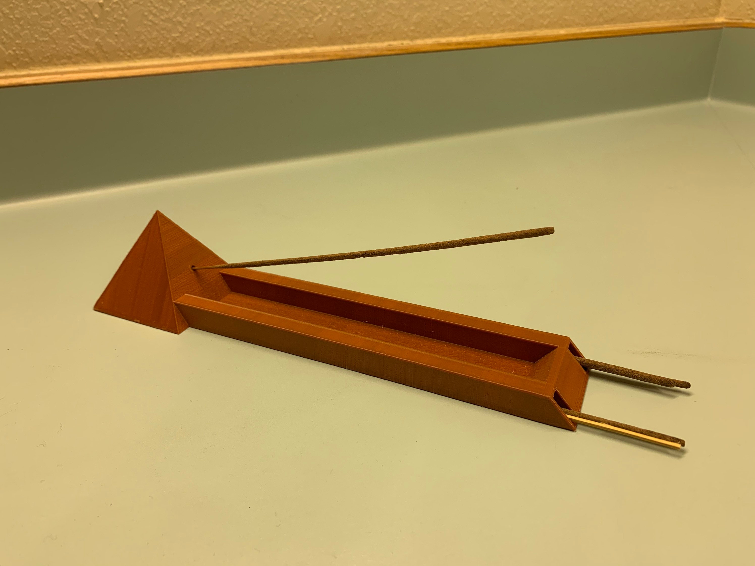 Pyramid Incense holder 3D printed sacred pyramid incense Etsy