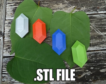 Legend of Zelda Rupee container digital download .STL file