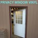 Privacy Window Vinyl Sheets for Home Windows. Custom Sizes and ...