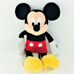 Disney Store Authentic 13.5" Mickey Mouse Plush Stuffed Animal Genuine Original image 2
