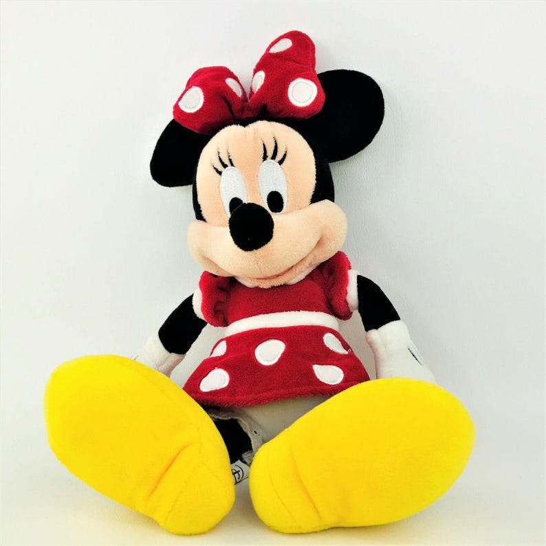 Disney Store Authentic 13.5" Minnie Mouse Plush Stuffed Animal Genuine Original image 10